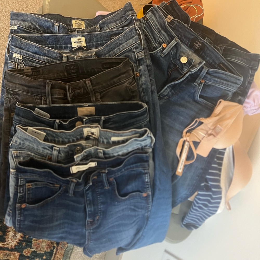 So much it’s embarrassing. Sizes23-25